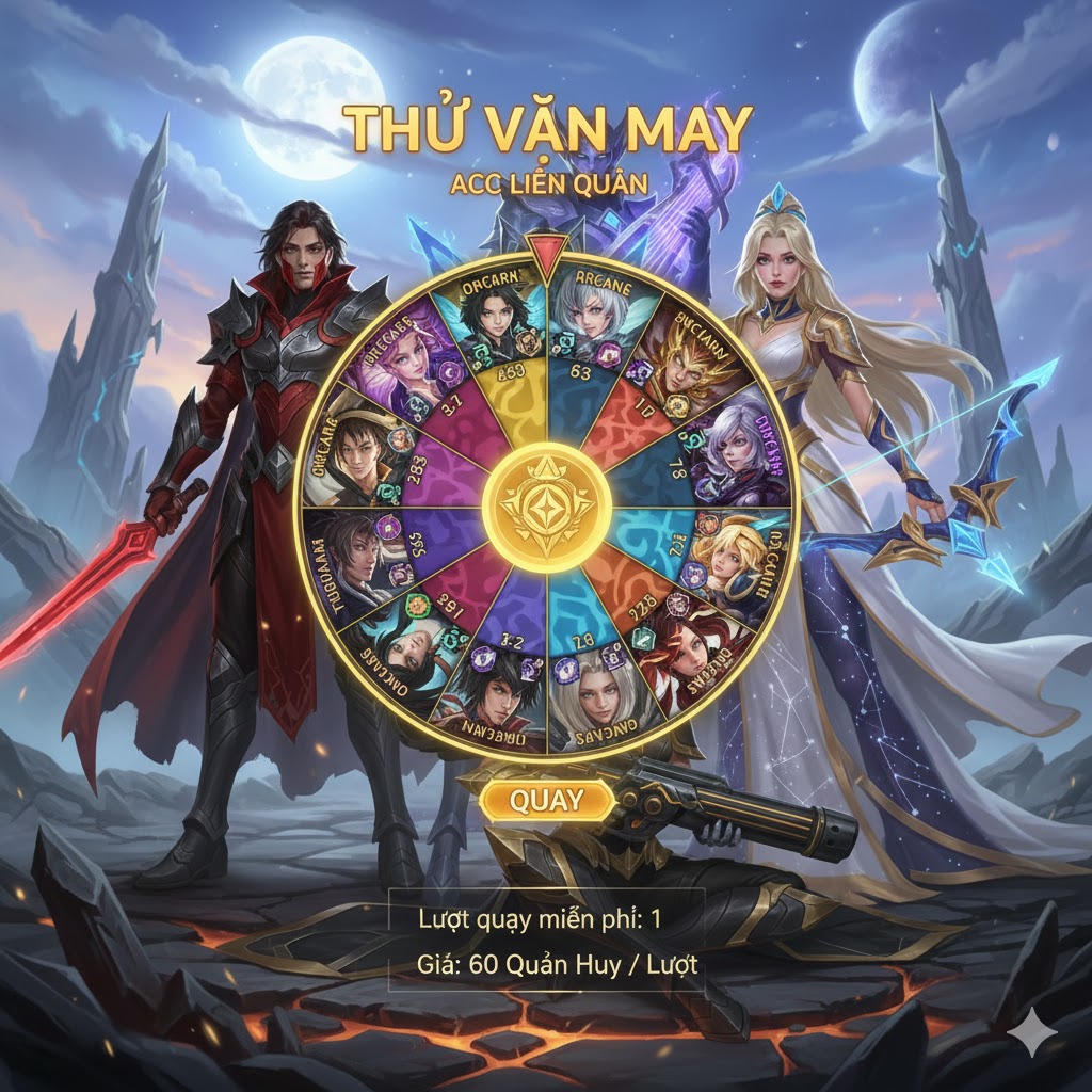 Shop Acc Thử Vận May Liên Quân